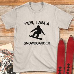 Yes I Snowboard T Shirt Gift For Snowboarder