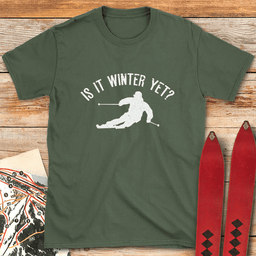 Winter Yet Skier T Shirt Gift For Skier