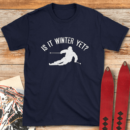 Winter Yet Skier T Shirt Gift For Skier