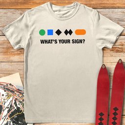 Whats Your Sign T Shirt Gift For Skier