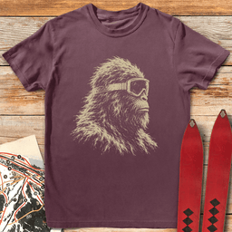 Yeti Shredder T Shirt Gift For Skier