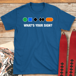 Whats Your Sign T Shirt Gift For Skier