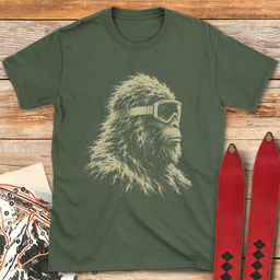 Yeti Shredder T Shirt Gift For Skier