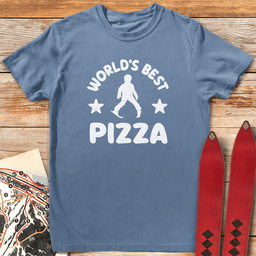 Worlds Best Pizza T Shirt Gift For Skier