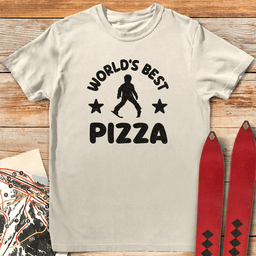 Worlds Best Pizza T Shirt Gift For Skier