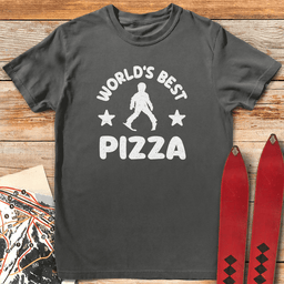 Worlds Best Pizza T Shirt Gift For Skier