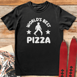 Worlds Best Pizza T Shirt Gift For Skier