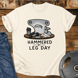Hammered By Leg Day Vintage Wash T Shirt Gift For Fitness Lover