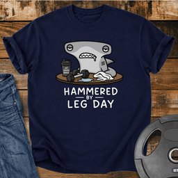 Hammered By Leg Day Vintage Wash T Shirt Gift For Fitness Lover