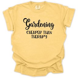 Garden Therapy T Shirt Gift For Gardener