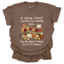 Canning And Chickens Lover T Shirt Gift For Gardener