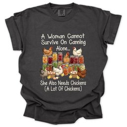 Canning And Chickens Lover T Shirt Gift For Gardener