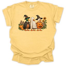 Spooky Garden Ducks T Shirt Gift For Gardener
