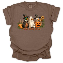 Spooky Garden Ducks T Shirt Gift For Gardener