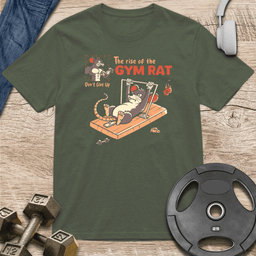 Gym Rat T Shirt Gift For Fitness Lover