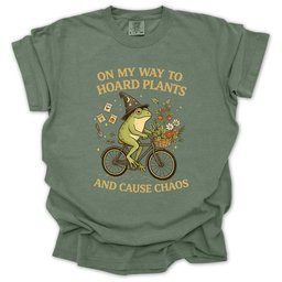 Plant Hoarder Chaos T Shirt Gift For Gardener