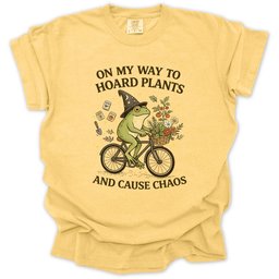 Plant Hoarder Chaos T Shirt Gift For Gardener