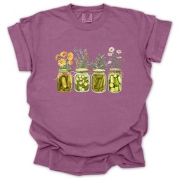 Pickles And Herbs T Shirt Gift For Gardener