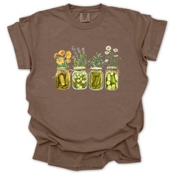 Pickles And Herbs T Shirt Gift For Gardener