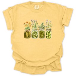 Pickles And Herbs T Shirt Gift For Gardener