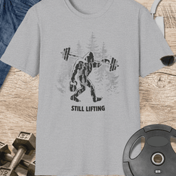 Bigfoot Weightlifting T Shirt Gift For Fitness Lover