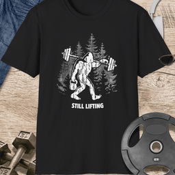 Bigfoot Weightlifting T Shirt Gift For Fitness Lover
