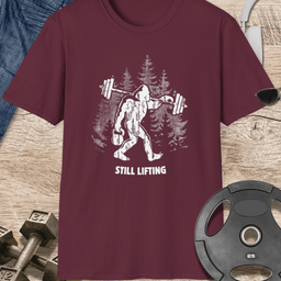 Bigfoot Weightlifting T Shirt Gift For Fitness Lover