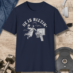 He Is Rizzin Basketball T Shirt Gift For Fitness Lover