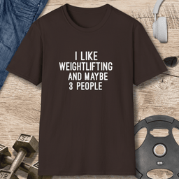 I Like Weightlifting T Shirt Gift For Fitness Lover
