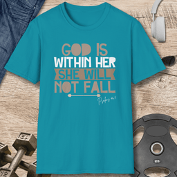 God Is Within Her T Shirt Gift For Fitness Lover