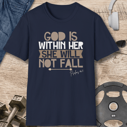 God Is Within Her T Shirt Gift For Fitness Lover