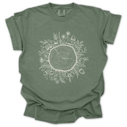 Rings Of Time T Shirt Gift For Gardener