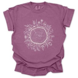 Rings Of Time T Shirt Gift For Gardener