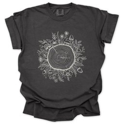 Rings Of Time T Shirt Gift For Gardener