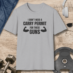 Carry Permit T Shirt Gift For Fitness Lover