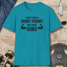 Carry Permit T Shirt Gift For Fitness Lover