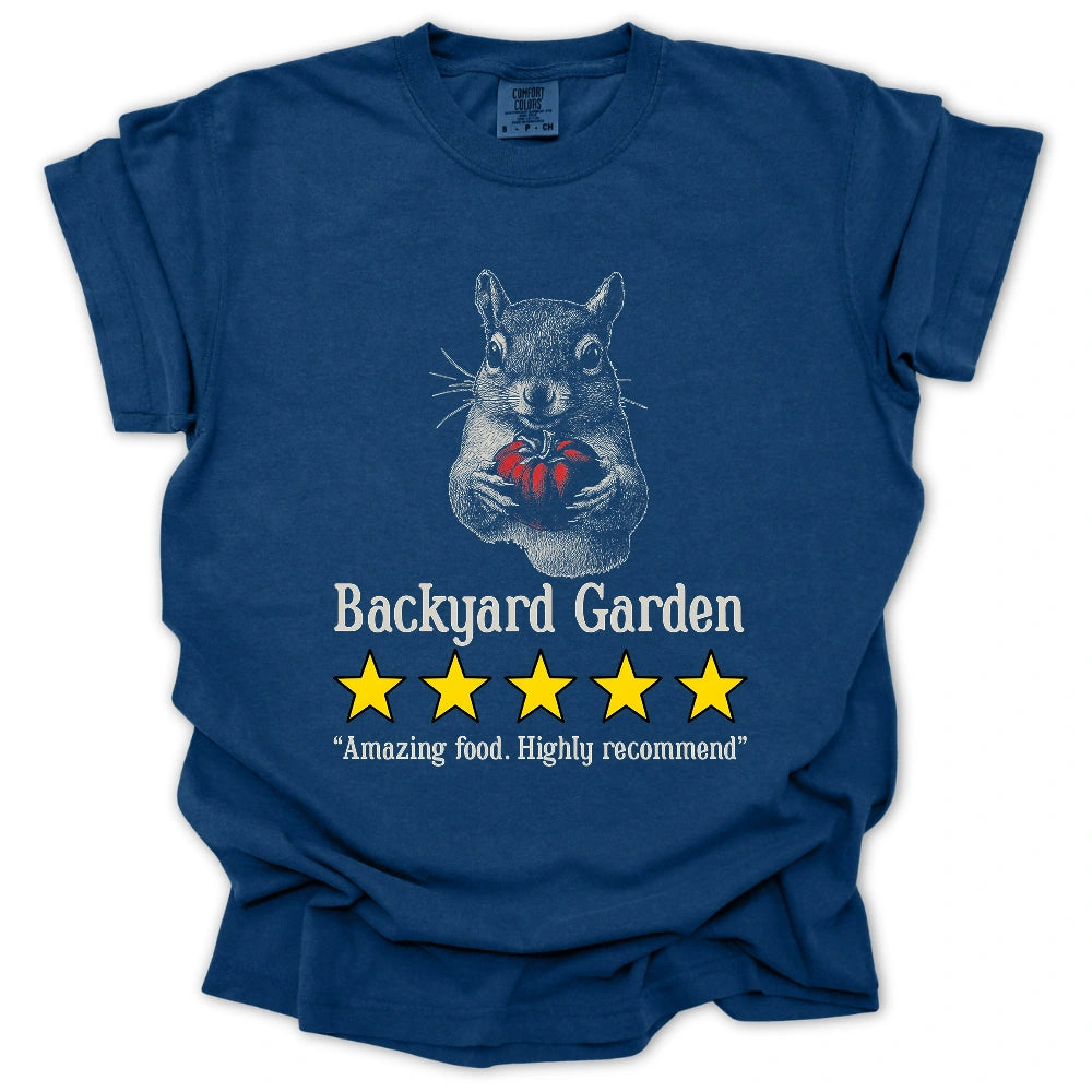 Backyard Garden Review T Shirt Gift For Gardener