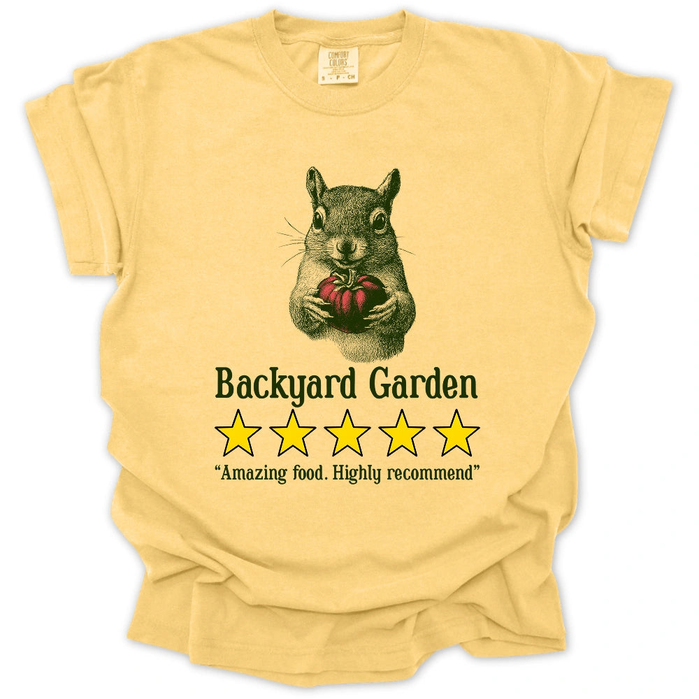 Backyard Garden Review T Shirt Gift For Gardener