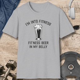 Fitness Beer T Shirt Gift For Fitness Lover