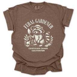 Feral Gardener T Shirt Gift For Gardener