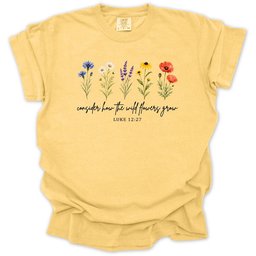 Where Wildflowers Grow T Shirt Gift For Gardener