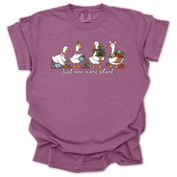 Just One More Plant Gardening Ducks T Shirt Gift For Gardener