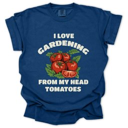 Gardener From My Head Tomatoes T Shirt Gift For Gardener