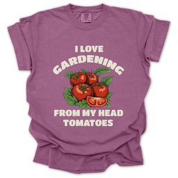 Gardener From My Head Tomatoes T Shirt Gift For Gardener