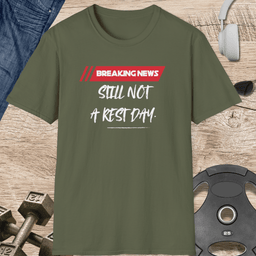 Breaking News T Shirt Gift For Fitness Lover