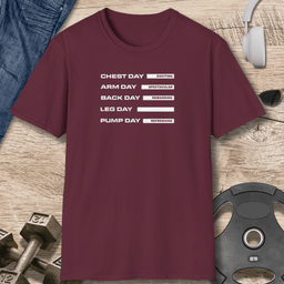 Chest Arm Back Leg Pump T Shirt Gift For Fitness Lover