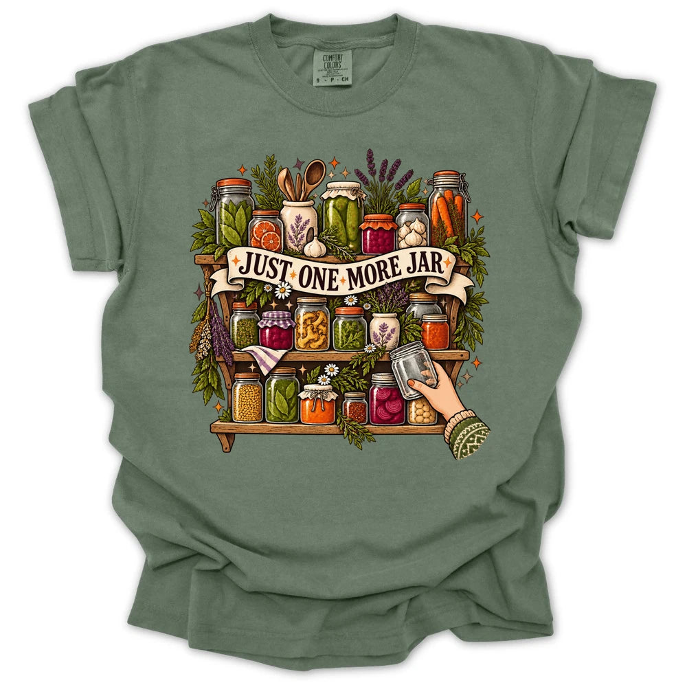 Just One More Jar T Shirt Gift For Gardener