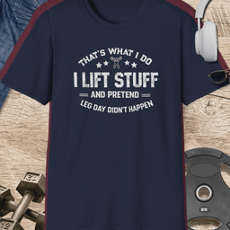 I Lift Stuff T Shirt Gift For Fitness Lover