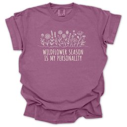 Wildflower Season T Shirt Gift For Gardener