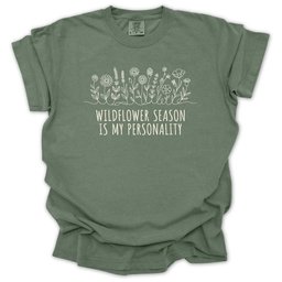 Wildflower Season T Shirt Gift For Gardener